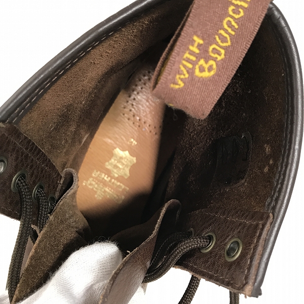 実際に弊社で買取させて頂いたDr.Martens/ドクターマーチン 8EYE/8ホール ブーツ ブラウン 1460 UK7の画像 4枚目