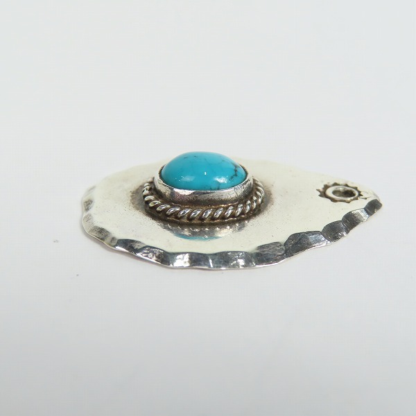 実際に弊社で買取させて頂いたFIRST ARROWS/ファーストアローズ 縄/ターコイズ メタル ペンダントトップの画像 3枚目