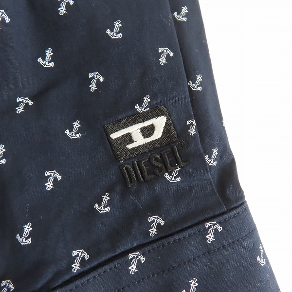 実際に弊社で買取させて頂いたDIESEL/ディーゼル 錨総柄 長袖ボタンシャツ/Lの画像 6枚目