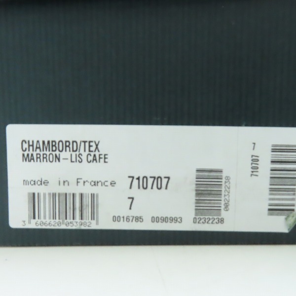 実際に弊社で買取させて頂いたParaboot/パラブーツ CHAMBORD TEX/シャンボード レザーシューズ/710707/90993/7の画像 9枚目