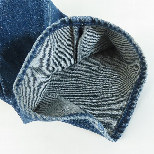 実際に弊社で買取させて頂いたEMPORIO ARMANI/エンポリオアルマーニ  ロゴプレート スリムフィット スキニーデニムパンツ/34の画像 6枚目