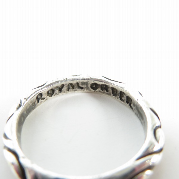 実際に弊社で買取させて頂いたROYAL ORDER/ロイヤルオーダー RIBBON BAND/リボンバンドリング/18号の画像 6枚目