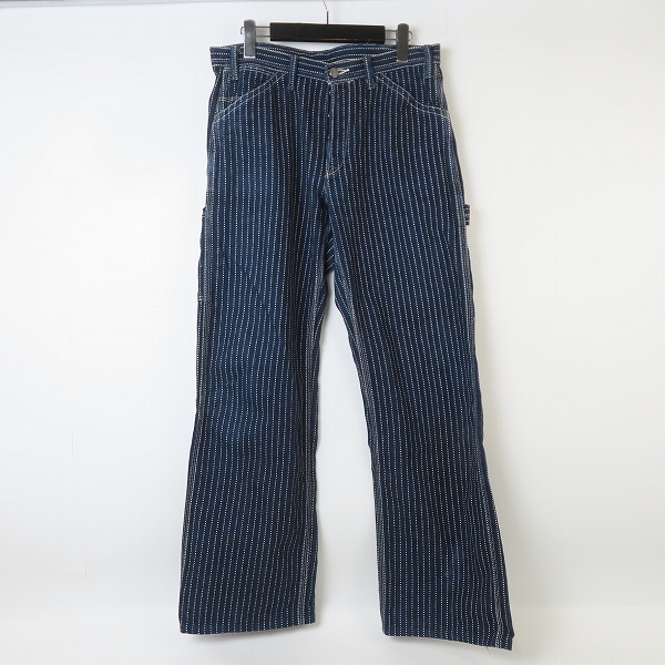 実際に弊社で買取させて頂いたTHE FLAT HEAD/フラットヘッド ウォバッシュストライプ ペインターパンツ/32