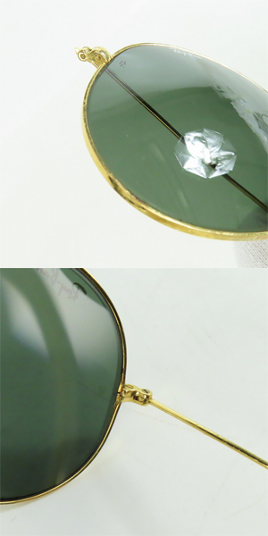 実際に弊社で買取させて頂いた【難あり】Ray-Ban/レイバン B&L/ボシュロム社製 ティアドロップ型 サングラスの画像 9枚目