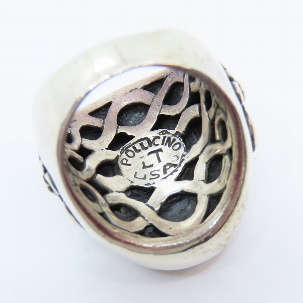 実際に弊社で買取させて頂いた【ギャラ付】LEATHERS AND TREASURES/レザーズ＆トレジャーズ フレアデリー w/スティングレイ リング/18.5-19号の画像 3枚目