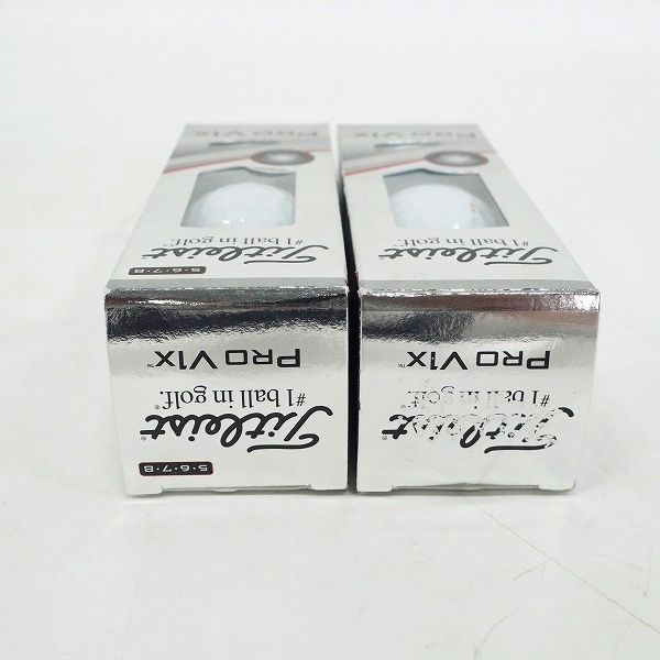 実際に弊社で買取させて頂いた【未使用】Titleist/タイトリスト PRO V1x ゴルフボール ホワイト 2スリーブの画像 3枚目