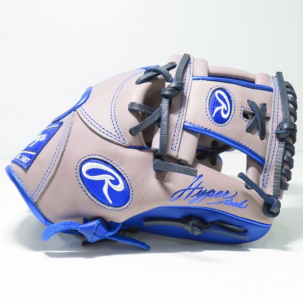 実際に弊社で買取させて頂いたRawlings/ローリングス HYPER TECH COLOR SYNC 軟式 内野手用 グローブ/グラブ GR4HTCN62の画像 1枚目