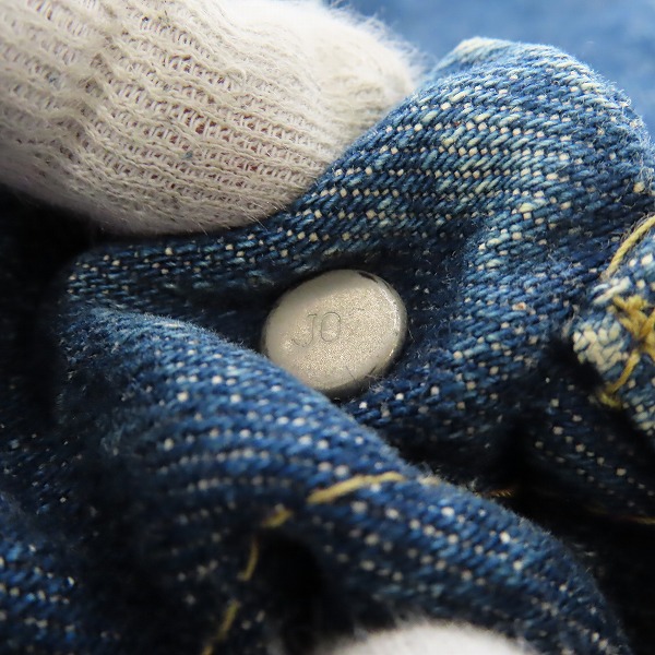 実際に弊社で買取させて頂いたLEVIS/リーバイス 70502 XX 日本製 J02刻印 1st デニムジャケット/38の画像 6枚目