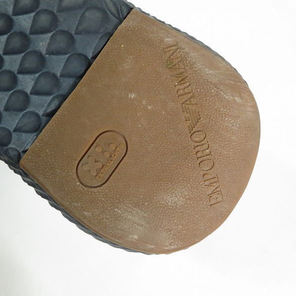 実際に弊社で買取させて頂いたEMPORIO ARMANI/エンポリオアルマーニ ボリュームローカットスニーカー X4X321 XF473/US10の画像 7枚目