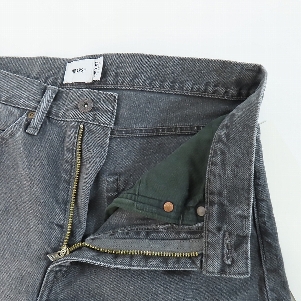 実際に弊社で買取させて頂いた【未使用】WTAPS/ダブルタップス 23AW BLUES SKINNY TROUSERS COTTON DENIM 232BRDT-PTM07/02(33×30)の画像 3枚目