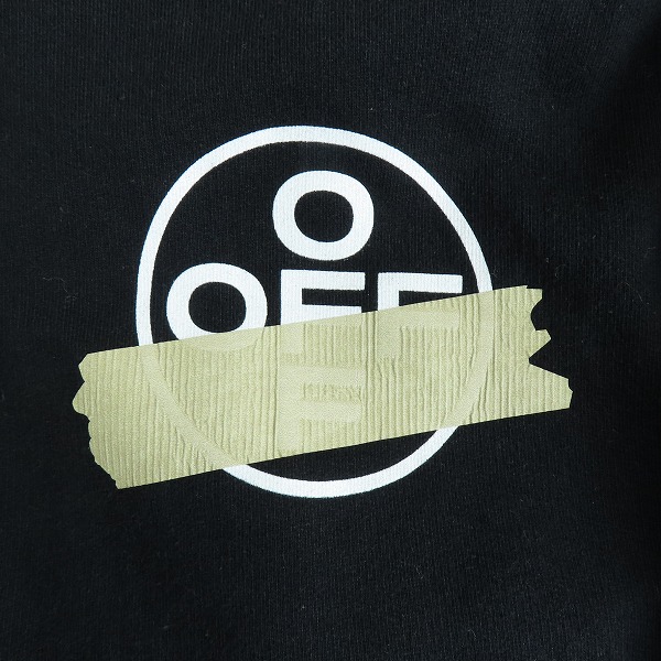実際に弊社で買取させて頂いたOff-White/オフホワイト TAPE ARROWS OVER HOODIE/テープ アローズ オーバー フーディ/パーカー OMBB037R20E30002/XXLの画像 5枚目