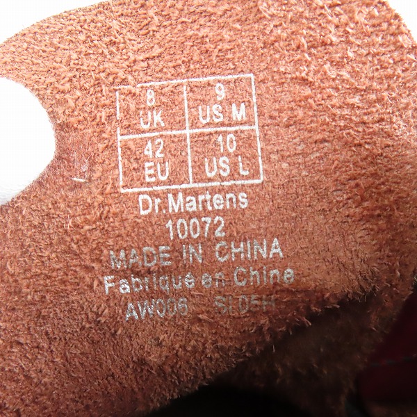 実際に弊社で買取させて頂いたDr.Martens/ドクターマーチン 8ホールブーツ AW008/UK8の画像 5枚目