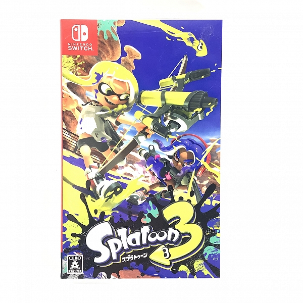 実際に弊社で買取させて頂いたNintendo Switch/ニンテンドー スイッチ用 ソフト 任天堂 スプラトゥーン 3