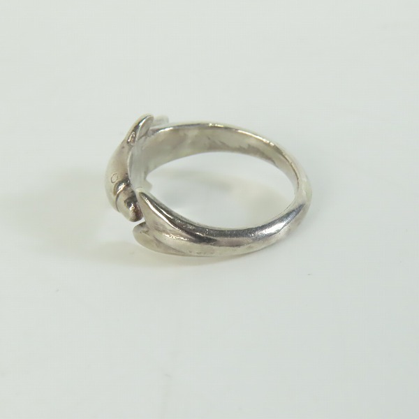 実際に弊社で買取させて頂いたHOLLYWOOD RANCH MARKET/ハリウッドランチマーケット ドルフィン/イルカ リング 18.5-19号の画像 2枚目