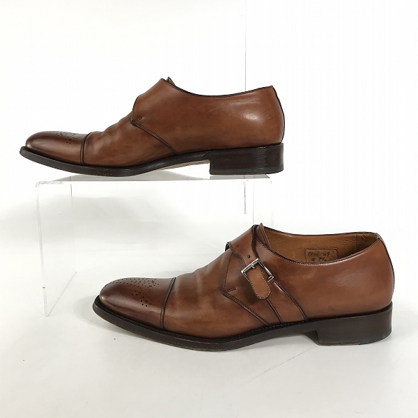 実際に弊社で買取させて頂いたSantoni/サントーニ シングルモンクストラップシューズ ドレスシューズ/7.5の画像 3枚目