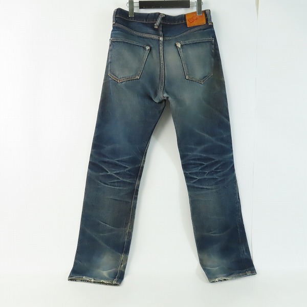 実際に弊社で買取させて頂いたDENIME/ドゥニーム XX セルビッチストレートデニム 革パッチ 502/32の画像 1枚目