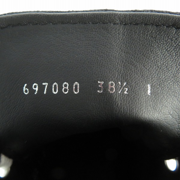 実際に弊社で買取させて頂いたALEXANDER MCQUEEN/アレキサンダー・マックイーン トレッドスリック キャンバス スニーカー 697080/38.5の画像 5枚目