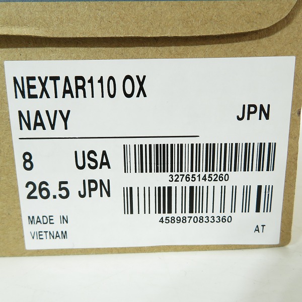 実際に弊社で買取させて頂いたCONVERSE/コンバース NEXTAR110 OX/ネクスター110OX スニーカー 32765145/26.5の画像 8枚目