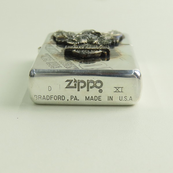 実際に弊社で買取させて頂いたZIPPO/ジッポー HARLEY DAVIDSON/ハーレーダビッドソン LIMITED EDITION/限定版 缶ケース入り 1995年製の画像 2枚目