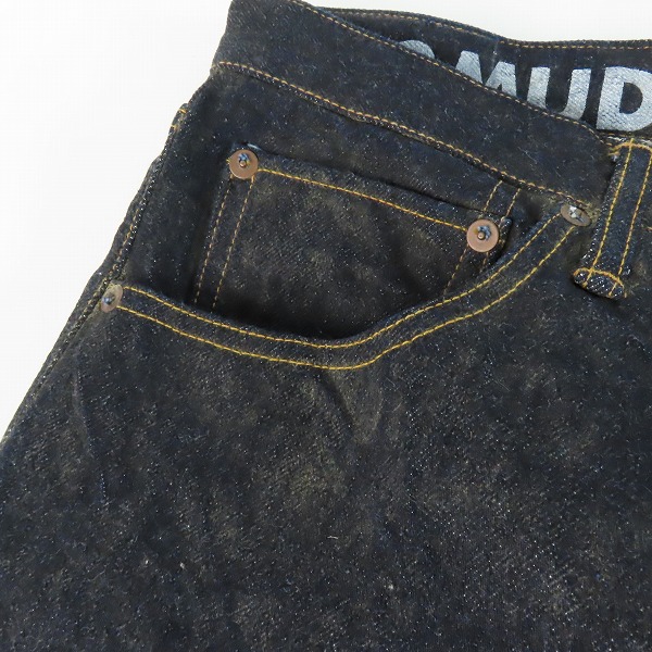 実際に弊社で買取させて頂いたvisvim/ビズビム SOCIAL SCULPTURE 01 SLIM RAW MUD OD/ソーシャルスカルプチャー デニムパンツ 0123205005010/W36L30の画像 8枚目