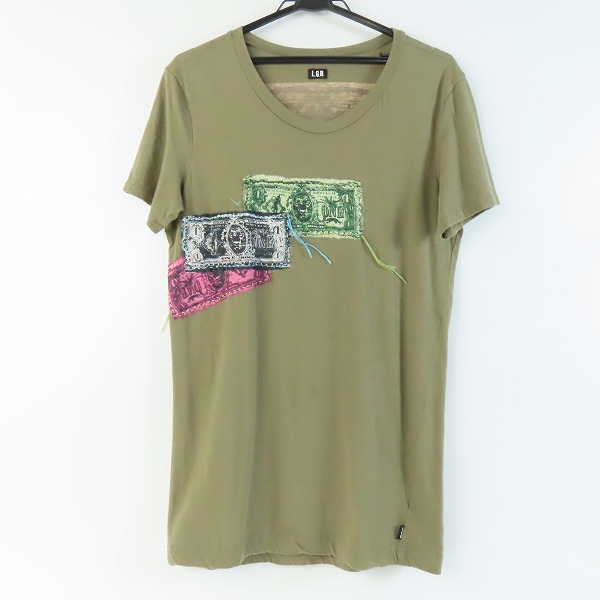 実際に弊社で買取させて頂いたL.G.B./ルグランブルー マネー/紙幣 パッチワーク Tシャツ BLACK JUGUAR QUARTET/HSC/M 0061BJQ/2