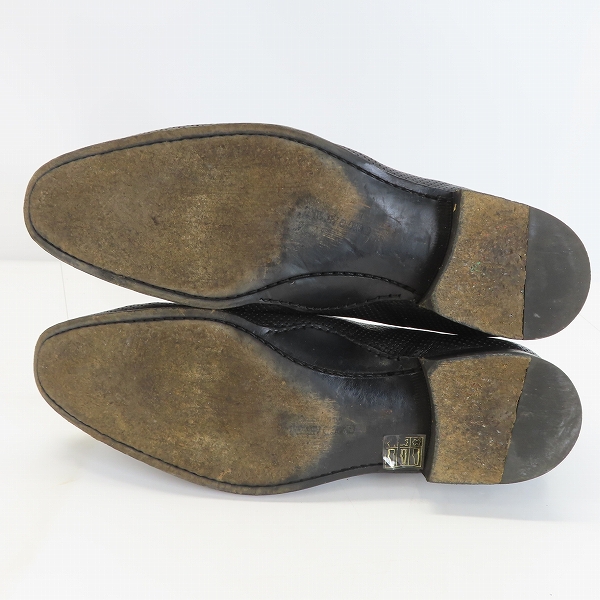 実際に弊社で買取させて頂いたGIORGIO ARMANI/ジョルジオアルマーニ パンチングレザーシューズ 43の画像 2枚目