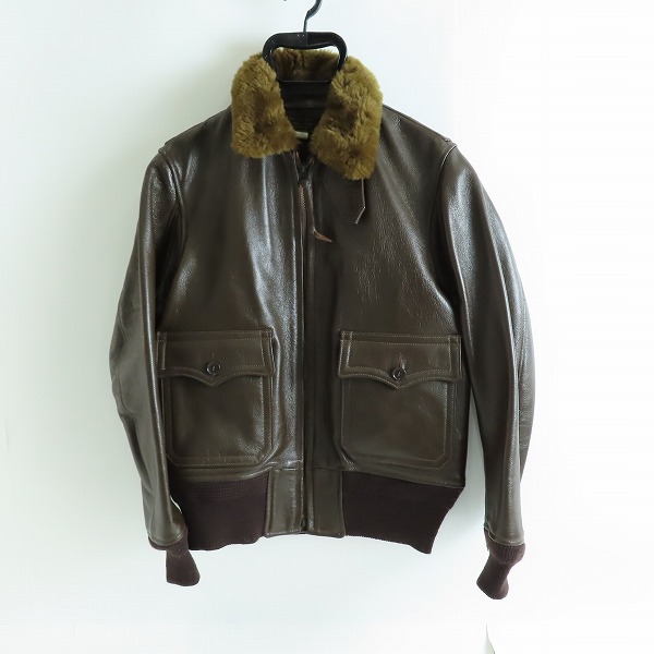 実際に弊社で買取させて頂いたTHE REAL McCOY’s/ザリアルマッコイズ G-1フライトジャケット 55J14/34