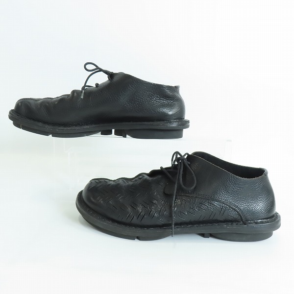 実際に弊社で買取させて頂いたtrippen/トリッペン Moor black レザーシューズの画像 3枚目