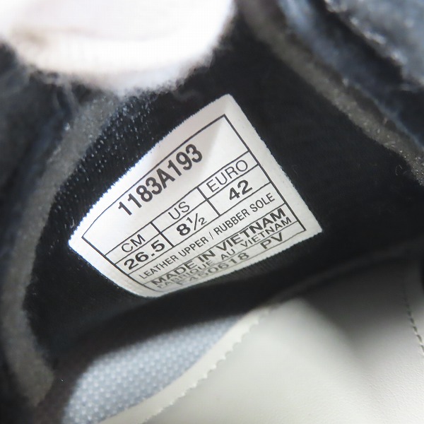 実際に弊社で買取させて頂いたOnitsuka Tiger/オニツカタイガー MEXICO 66 レザー スニーカー 1183A193 26.5の画像 5枚目