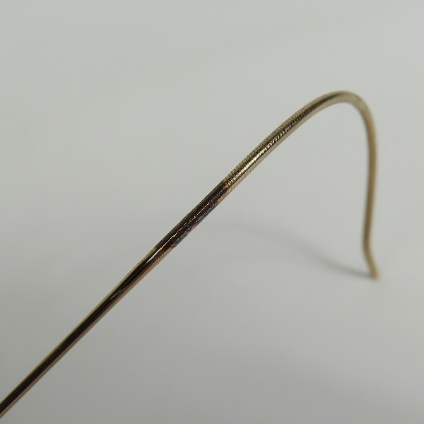 実際に弊社で買取させて頂いたRay-Ban/レイバン B&L/ボシュロム社製 ティアドロップ型 サングラス/アイウェア ゴールドの画像 7枚目