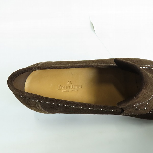 実際に弊社で買取させて頂いたJOHN LOBB/ジョンロブ スウェード ローファー YARDLEY 8695/8の画像 4枚目