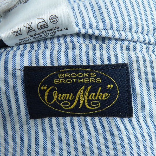 実際に弊社で買取させて頂いたBrooks Brothers/ブルックスブラザーズ own make チェック テーラードジャケット/42Rの画像 2枚目