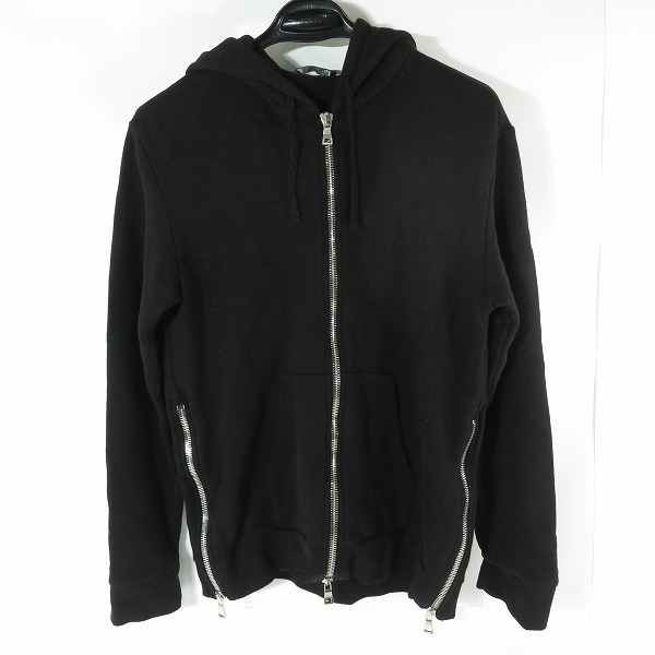 実際に弊社で買取させて頂いたBALMAIN/バルマン サイドジップスリットデザイン ダブルジップパーカー S7H6643J036/L