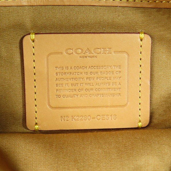 実際に弊社で買取させて頂いたCOACH/コーチ チャーター ベルト バッグ 7 シグネチャー デニム CE518の画像 5枚目