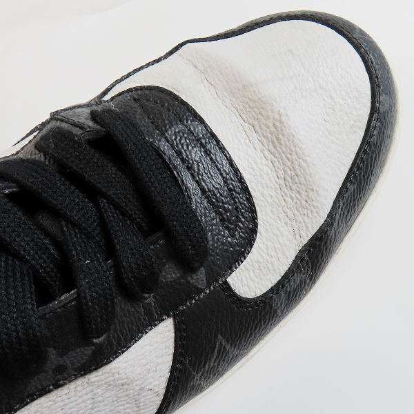 実際に弊社で買取させて頂いたLOUIS VUITTON/ルイヴィトン モノグラム 切替 リヴォリ・ライン ハイカット スニーカー 1A44VS/8の画像 7枚目