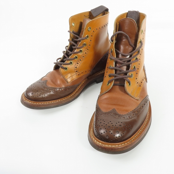 実際に弊社で買取させて頂いたTricker's×Hummingbirds'hill/トリッカーズ×ハミングバーズヒル 別注 ウィングチップ カントリーブーツ M2508/7