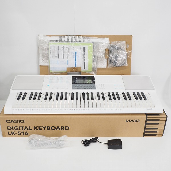 実際に弊社で買取させて頂いた【美品】CASIO/カシオ 電子ピアノ LK-516 光ナビゲーションデジタルキーボード 2020年製