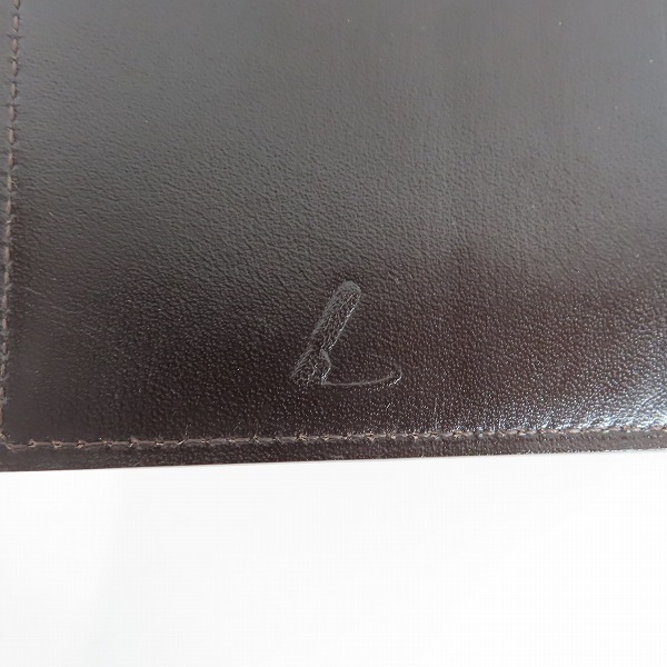 実際に弊社で買取させて頂いた土屋鞄製造所/ツチヤカバン コードバン ロングウォレット/長財布の画像 5枚目