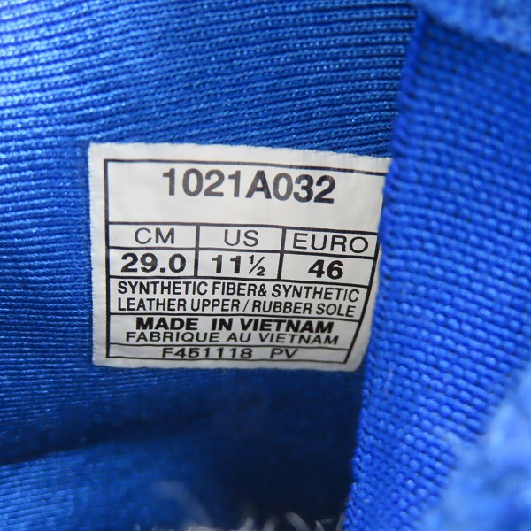 実際に弊社で買取させて頂いたasics/アシックス Hyper GEL-KAN 1021A032-400 ブルー/29の画像 5枚目