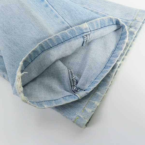 実際に弊社で買取させて頂いたARMANI JEANS/アルマーニジーンズ クラッシュデニム パンツ/38の画像 9枚目