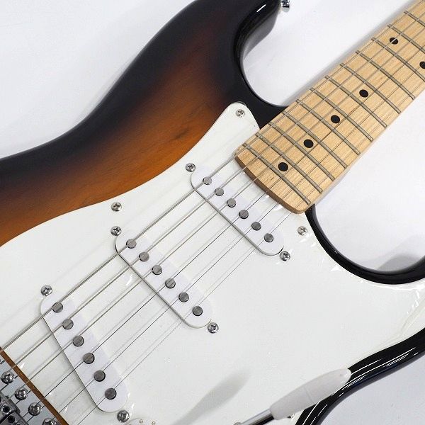 実際に弊社で買取させて頂いた★Squier by Fender/スクワイヤー Strat/ストラトキャスター エレキギター ソフトケース付の画像 5枚目