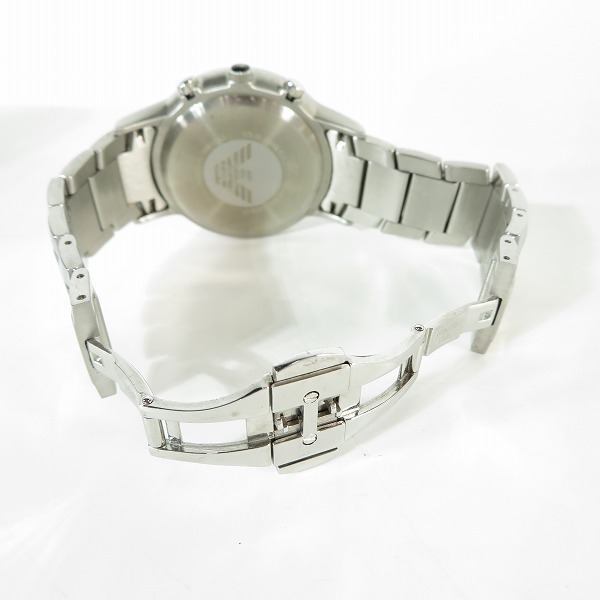 実際に弊社で買取させて頂いたEMPORIO ARMANI/エンポリオ アルマーニ クロノグラフ 腕時計/ウォッチ AR-2434【動作未確認】の画像 3枚目