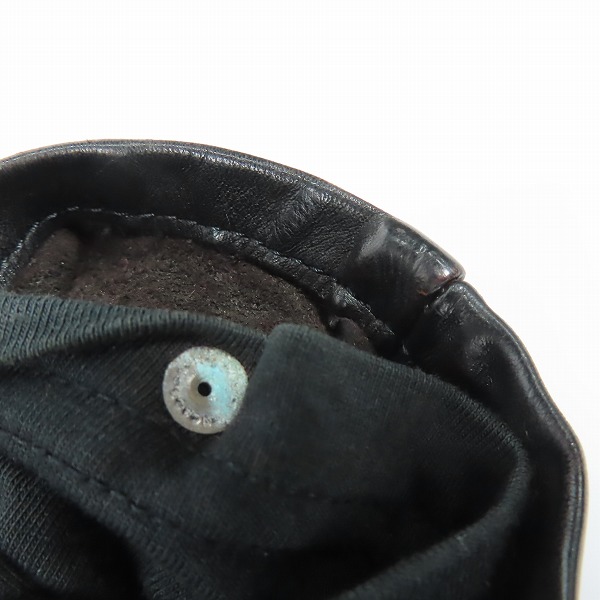 実際に弊社で買取させて頂いたISAMU KATAYAMA BACKLASH/バックラッシュ イタリアンショルダ シングルライダース ジャケット 1254-01/2(M)の画像 7枚目