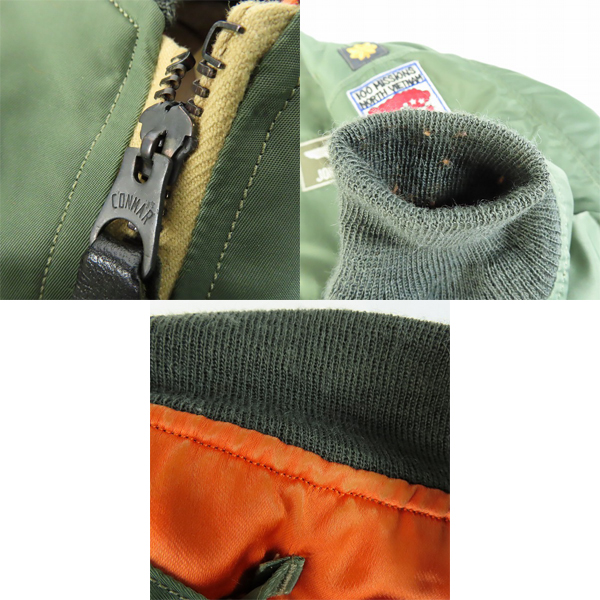 実際に弊社で買取させて頂いたBUZZ RICKSON'S/バズリクソンズ type L-2B H-TYPE フライトジャケット  Lot.BR14181/XLの画像 8枚目