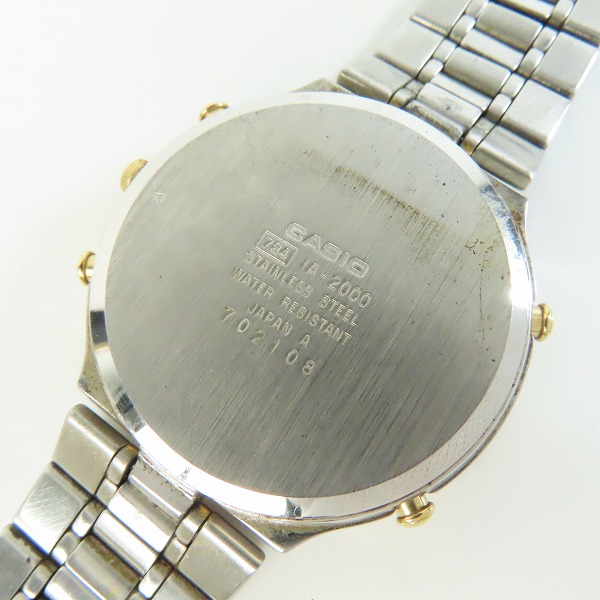 実際に弊社で買取させて頂いたCASIO/カシオ クォーツ 腕時計 IA-2000【動作未確認】 の画像 4枚目