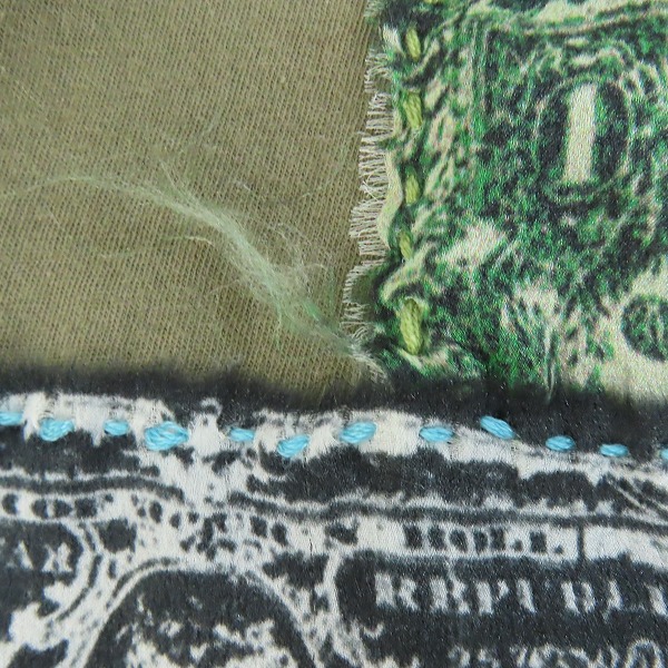 実際に弊社で買取させて頂いたL.G.B./ルグランブルー マネー/紙幣 パッチワーク Tシャツ BLACK JUGUAR QUARTET/HSC/M 0061BJQ/2の画像 6枚目