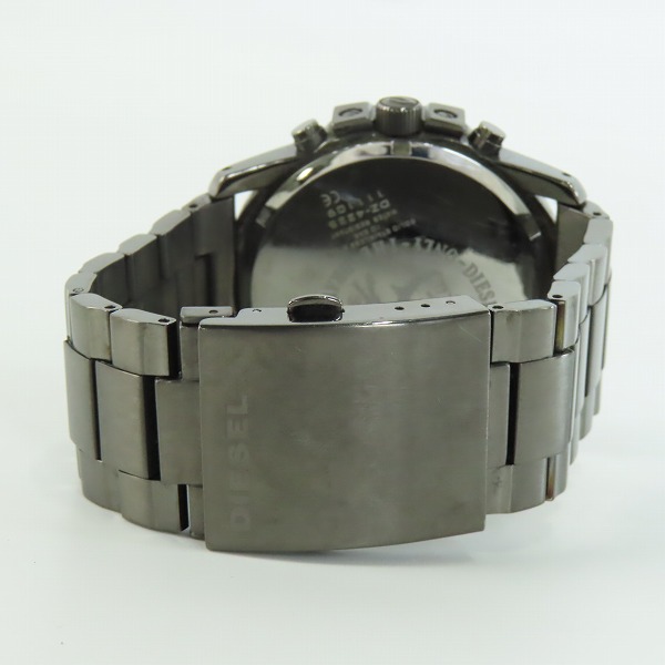 実際に弊社で買取させて頂いたDIESEL/ディーゼル クロノグラフ 腕時計 DZ-4225【動作未確認】の画像 2枚目