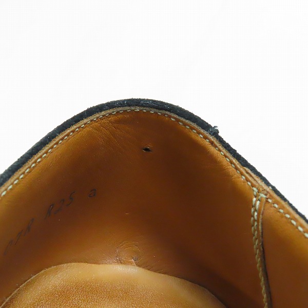 実際に弊社で買取させて頂いたREGAL/リーガル モンクストラップ スエードレザー ビジネスシューズ 07R/25の画像 6枚目