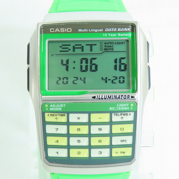 実際に弊社で買取させて頂いたCASIO/カシオ DATA BANKデータバンク  モンドスタイル’08 腕時計 DBC-32C-3BJF