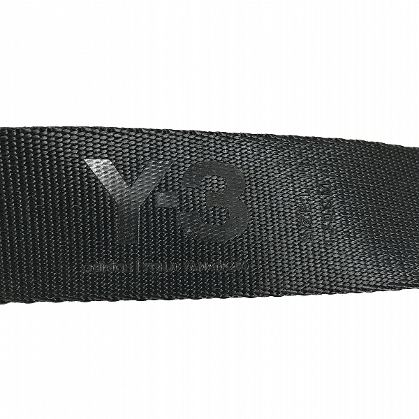 実際に弊社で買取させて頂いたY3/ワイスリー ダブルリングベルト ブラック/Lの画像 2枚目